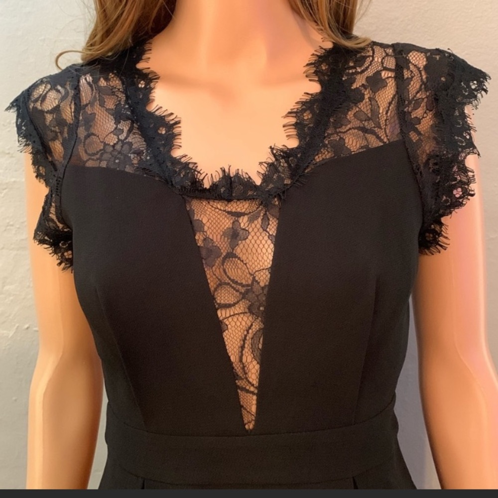 BCBGeneration Lace-Back Pleated Dress - Picture 5 of 7
